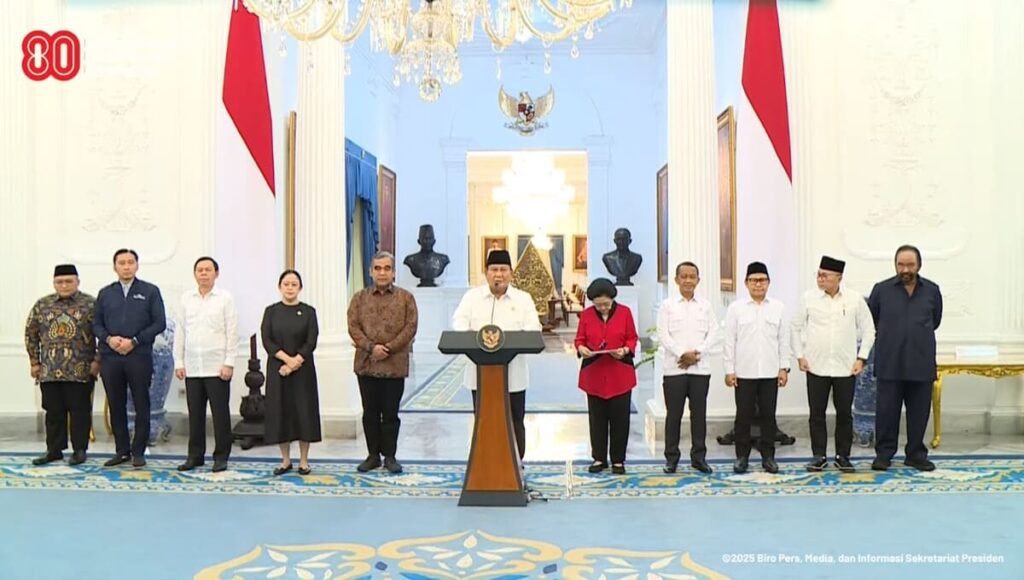 keterangan pers presiden prabowo
