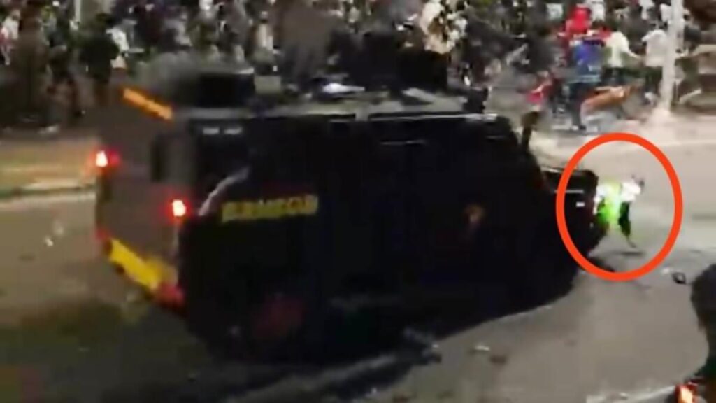 rantis brimob lindas pengemudi ojol