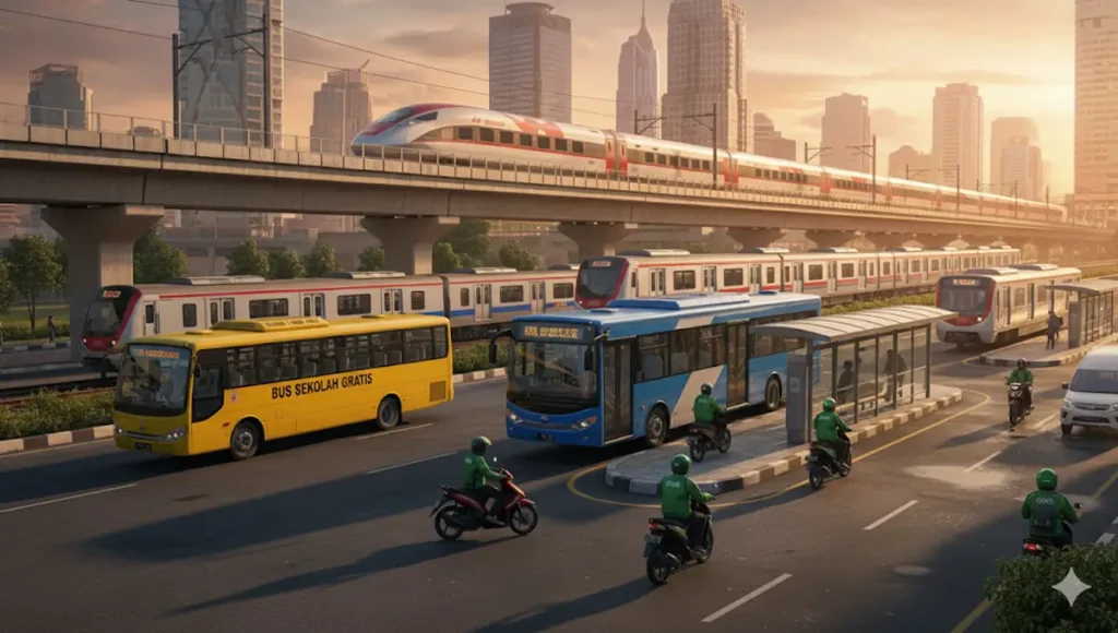 jenis angkutan umum jakarta