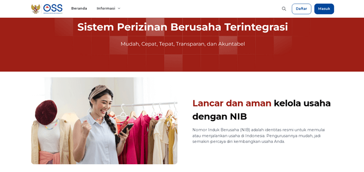 cara urus nib online